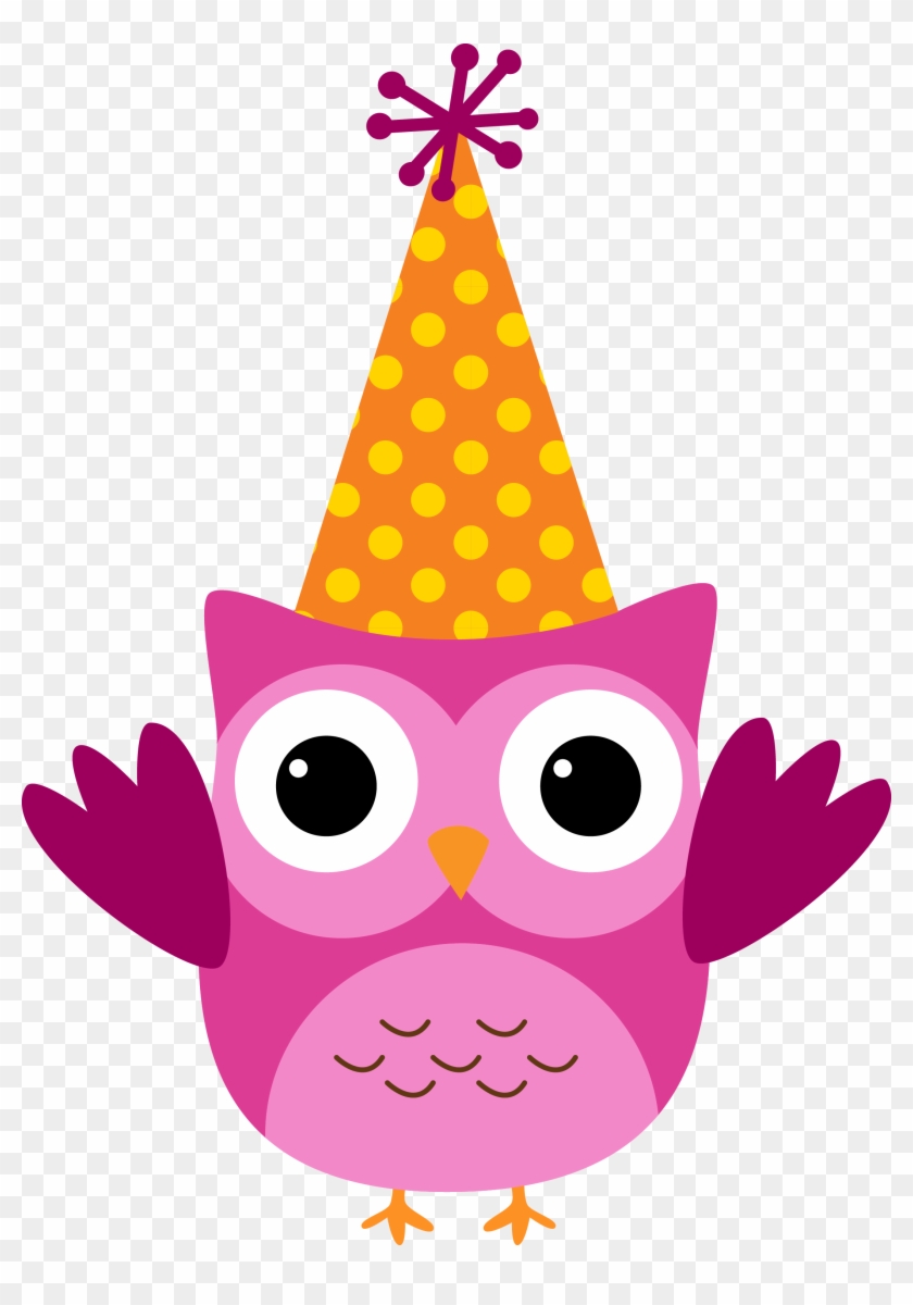 Owl Birthday Clip Art Party Owl Clip Art Printablegufetti - Owl Birthday Clip Art #769524