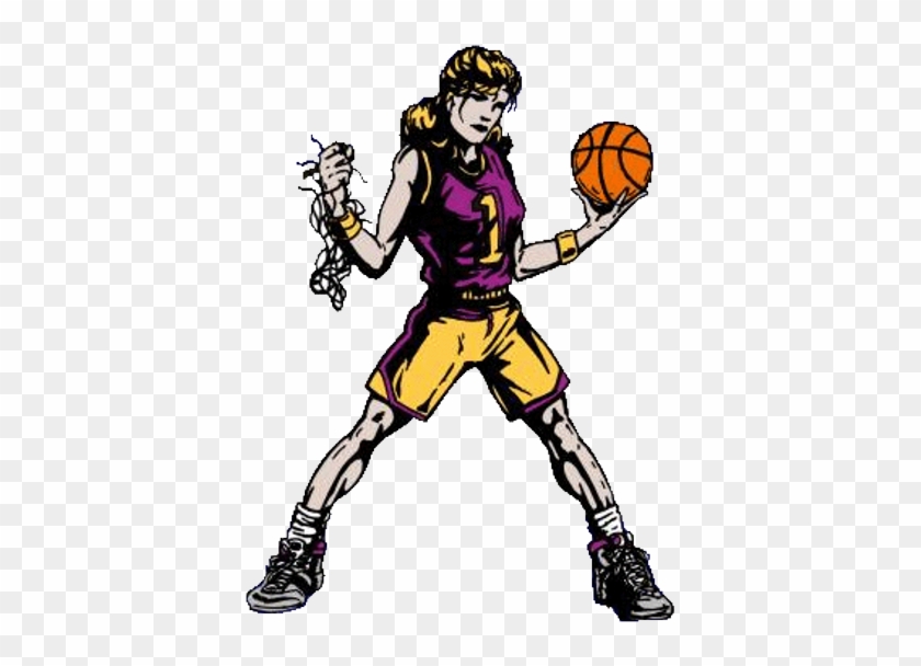 Girls Basketball High School Clipart - Bison Basketball Girls #138335