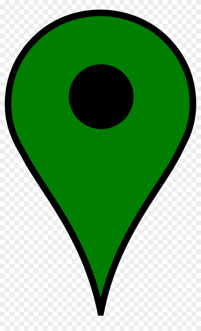 Green Map Pin Png #138395