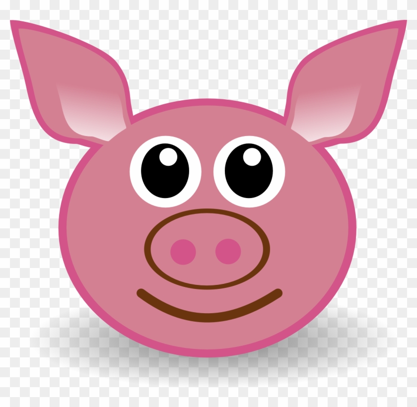 Pig Clipart Baboy - Drawing Of A Pig Face #138470
