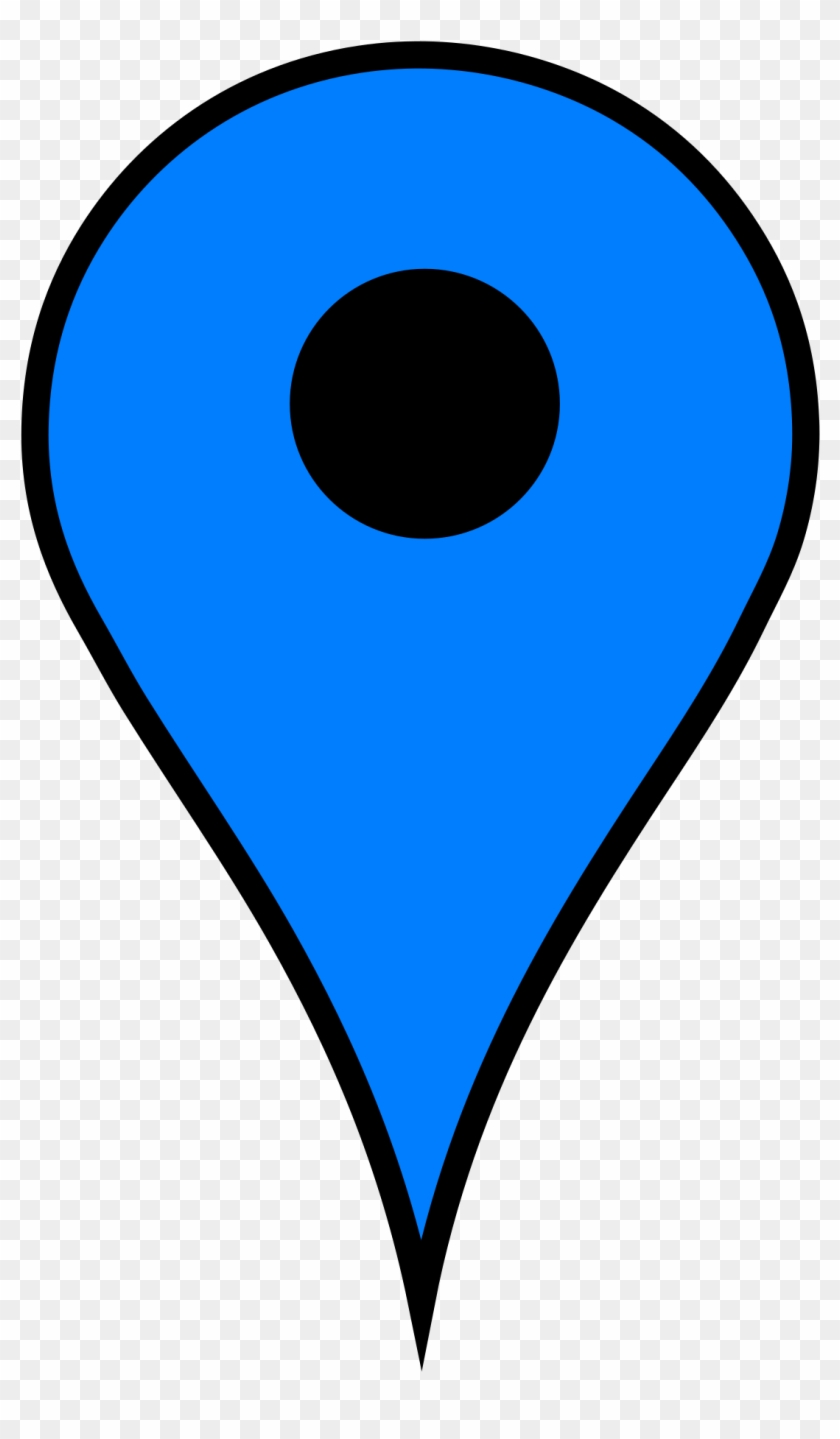 Google Maps Blue Marker #138554