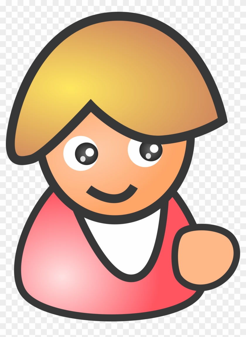 Big Image - Person Smiling Cartoon Clipart #138574