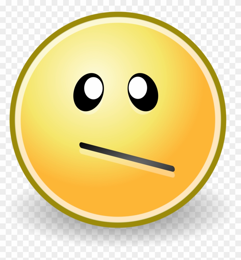 Confused Emoticon File Face Confused Svg Wikimediamons - Confused Face #138651