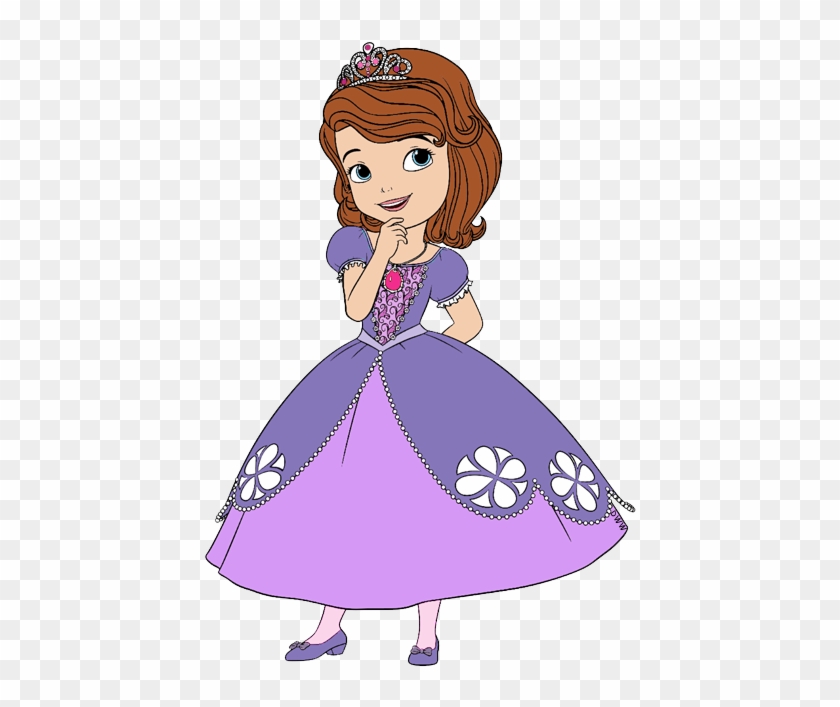 Sofia In Pink Dress Clipart 1 - Sofia The First Clipart #138662