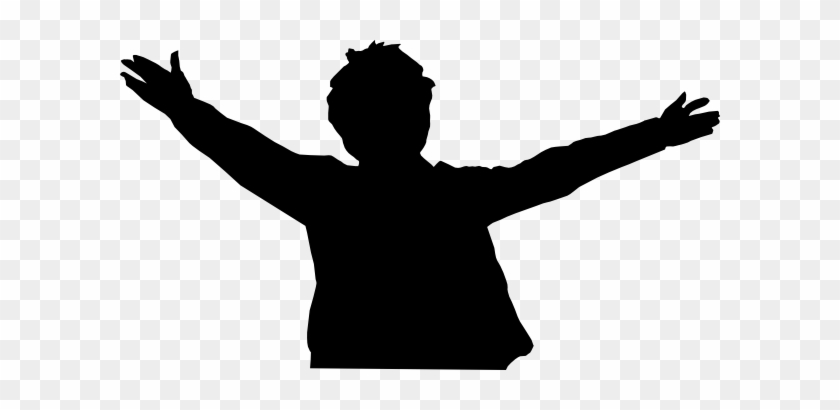 Man With Hands Up Clipart #138945