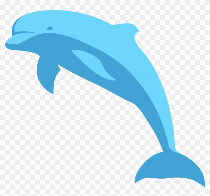 Blue Dolphin Clipart #139032