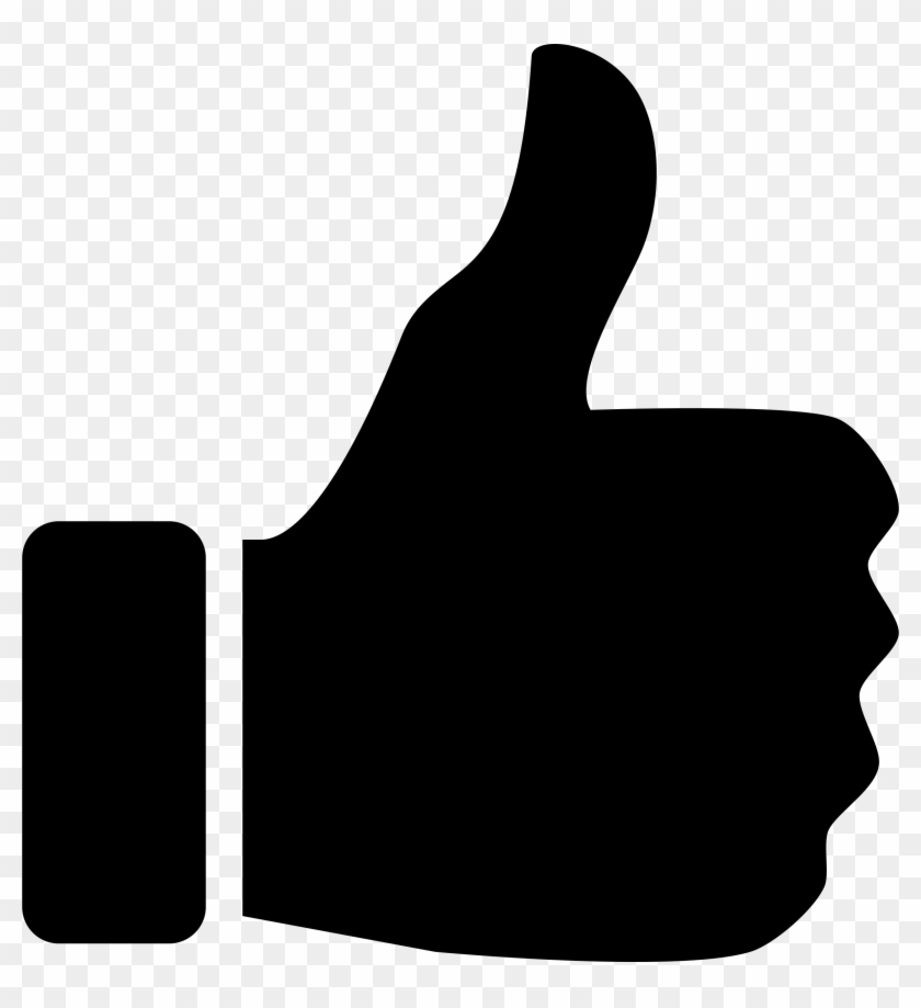 Like - Clipart - Thumbs Up Silhouette #139334