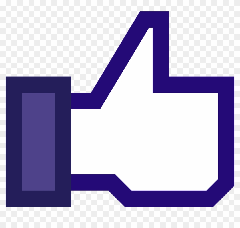 Facebook Blue Button Like Thumb Okay Yes Confirm - Like Clipart #139358