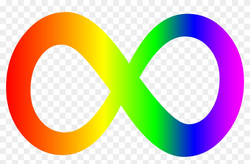 The Rainbow-colored Infinity Symbol Represents The - Autism Infinity Symbol #139408