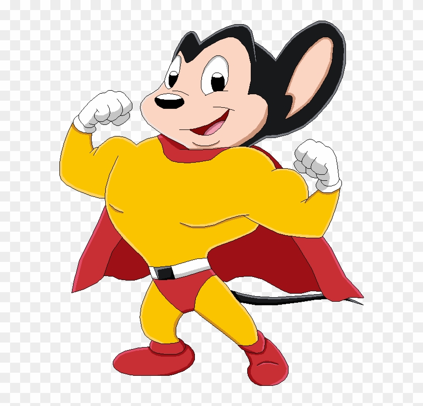 Mighty Mouse Clip Art - Mighty Mouse Cartoon Png #139909