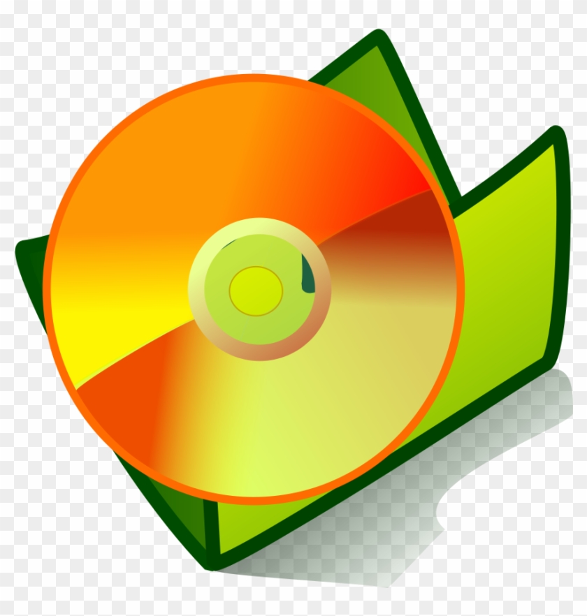 Folder Cd Clip Art - Icon Folder Vector Png #139912