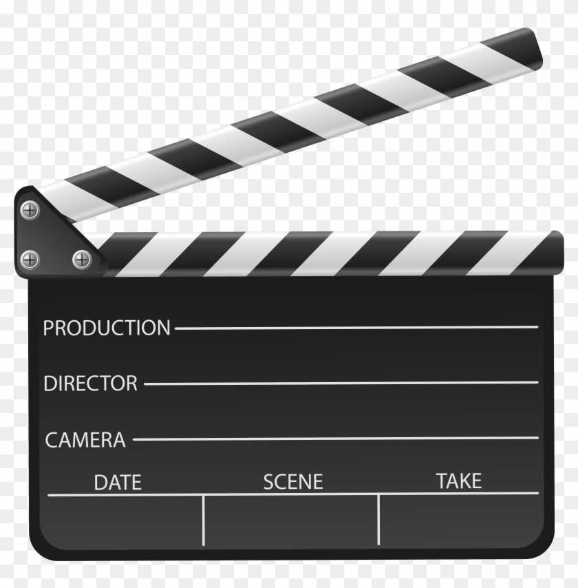 Cinema Clapboard Png Clip Art - Cinema Clapboard #140011