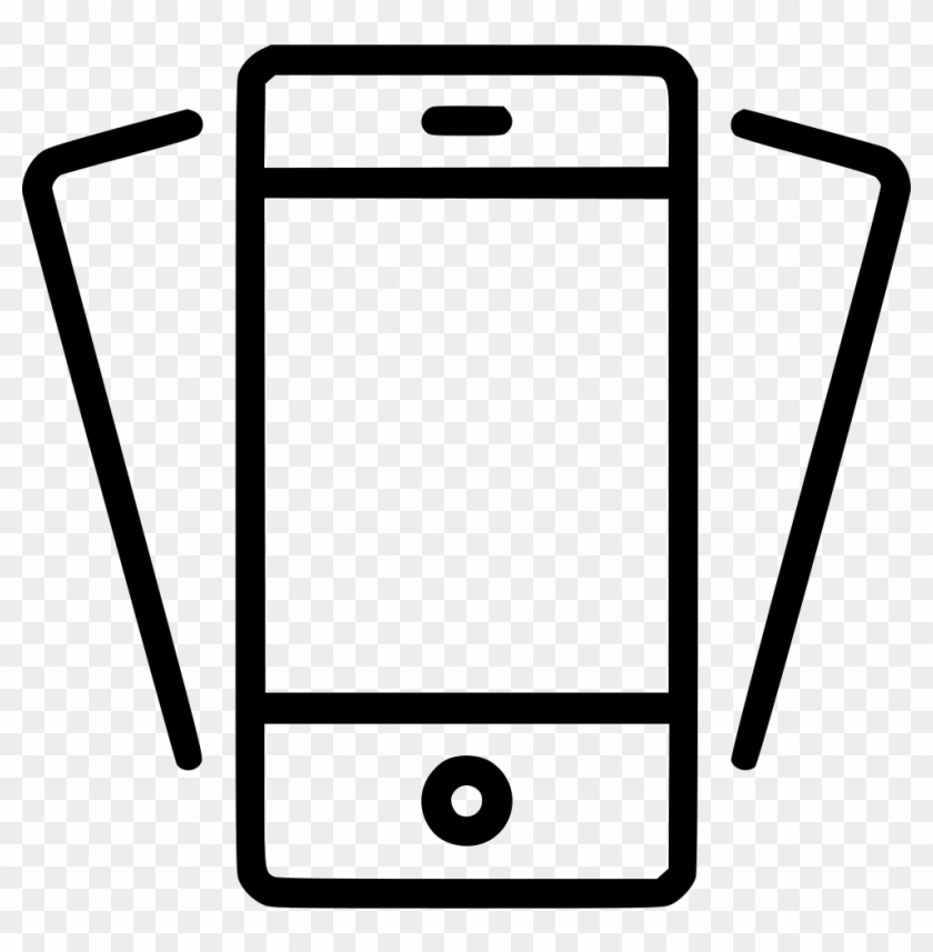 Tilt Phone Smartphone Mobile Device Iphone Svg Png - Tilt Mobile Png #140072