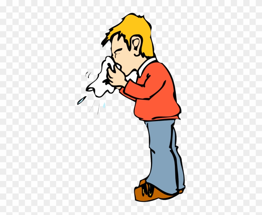 Blowing Nose Clipart - Blowing Nose Clipart #140357