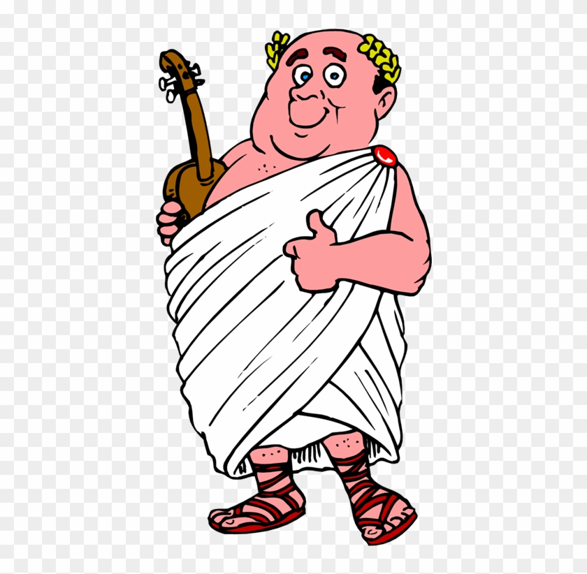 How To Put On A Toga Clip Art - Greek Toga Clip Art #140483