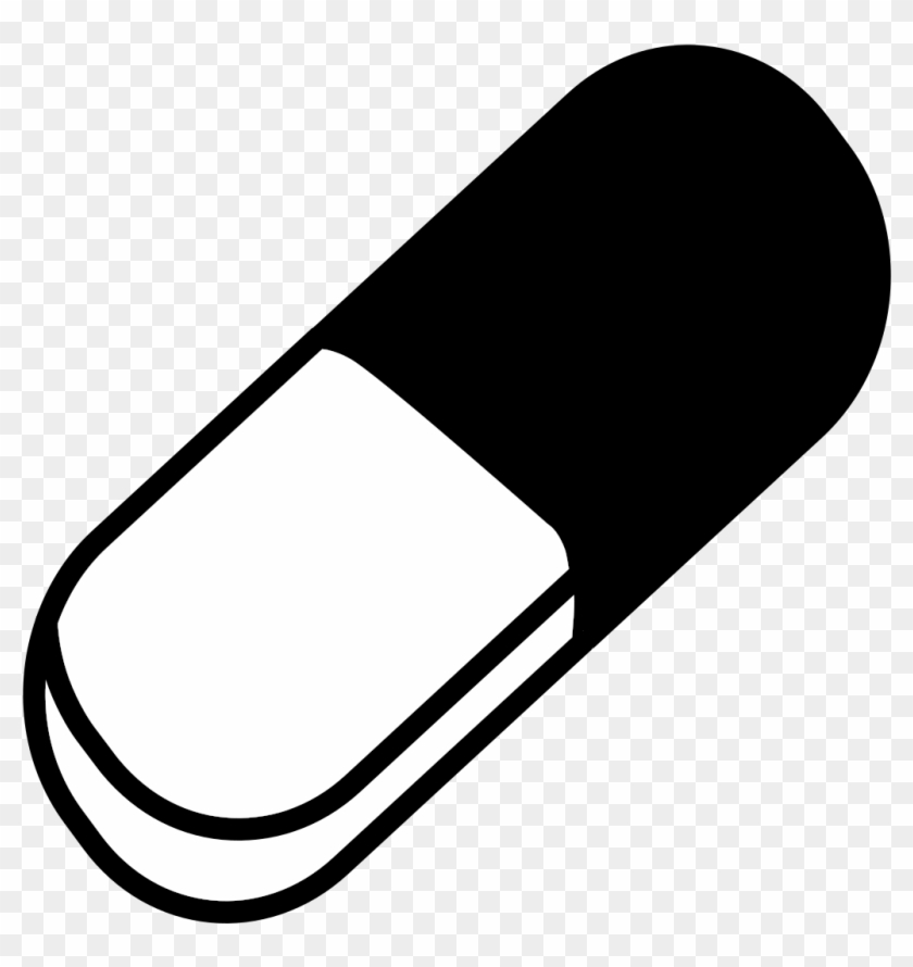 The Reality Is If A Nutrition Is Bad And You Consume - Pill Clipart Black And White #140517