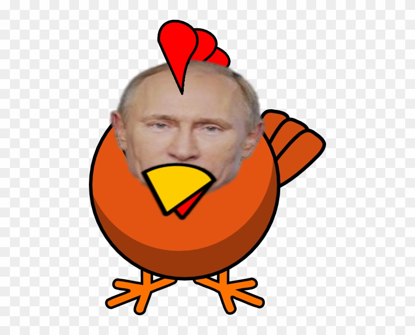 Vladimir Putin Turkey Beak Bird Cartoon Clipart - Chicken Nuggets Clipart #140536