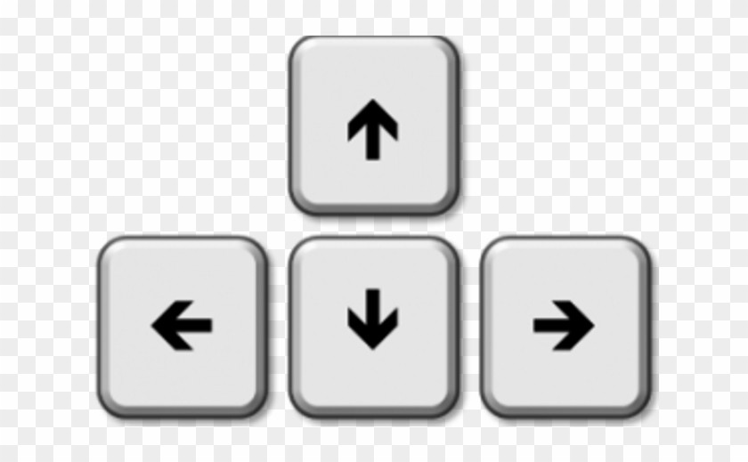 Computer Keyboard Arrow Keys Clip Art - Computer Keyboard Arrow Keys Clip Art #140625