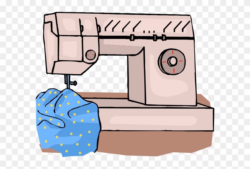 Free Vector Sewing Machine Clip Art - Sewing For Beginners: How To Sew Beautiful Sewing, #140696