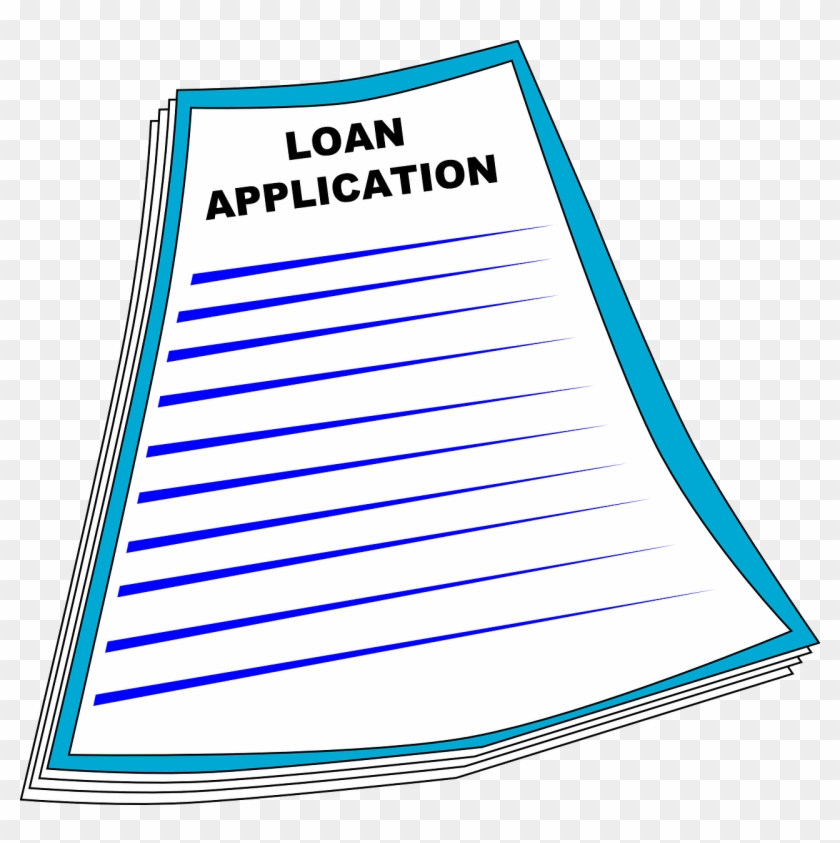 Loan Application Application Form Bank Banking - Loan Application Clipart #140774