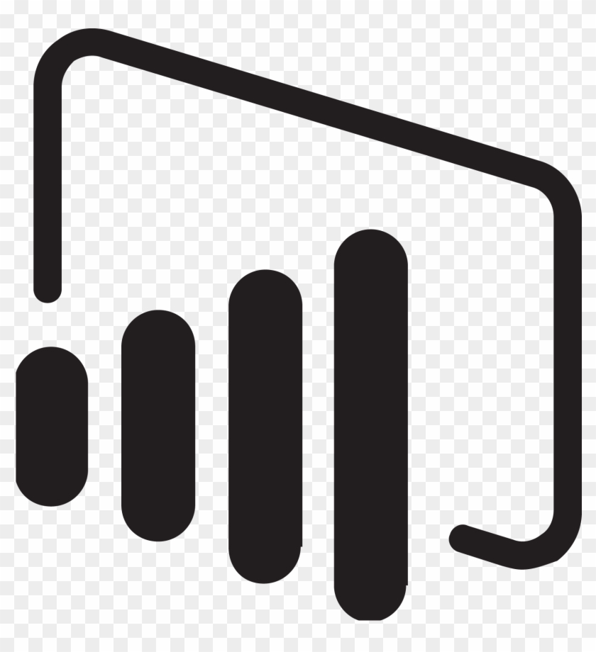 Power Bi Is A Business Analytics Service Provided By - Power Bi Logo Png #140792