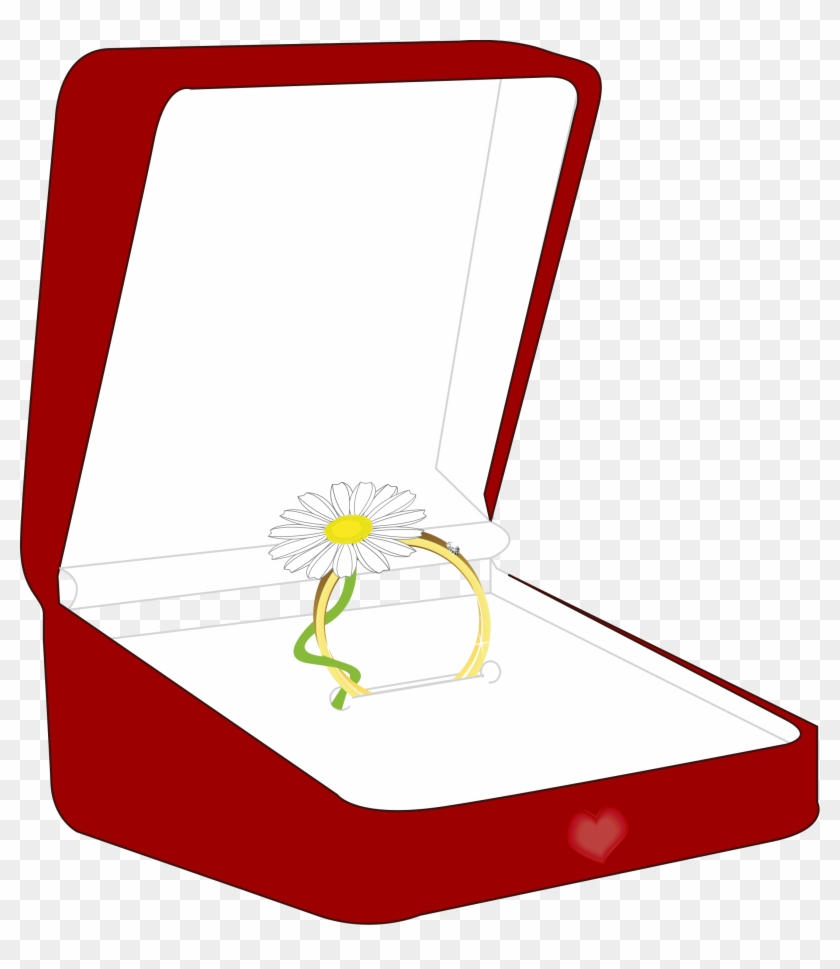 Clipart - - Engagement Ring Box Clipart #140794