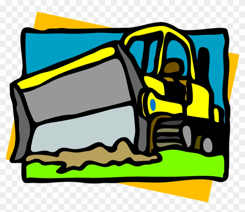 Free Clipart - Bulldozer Kartun #141097