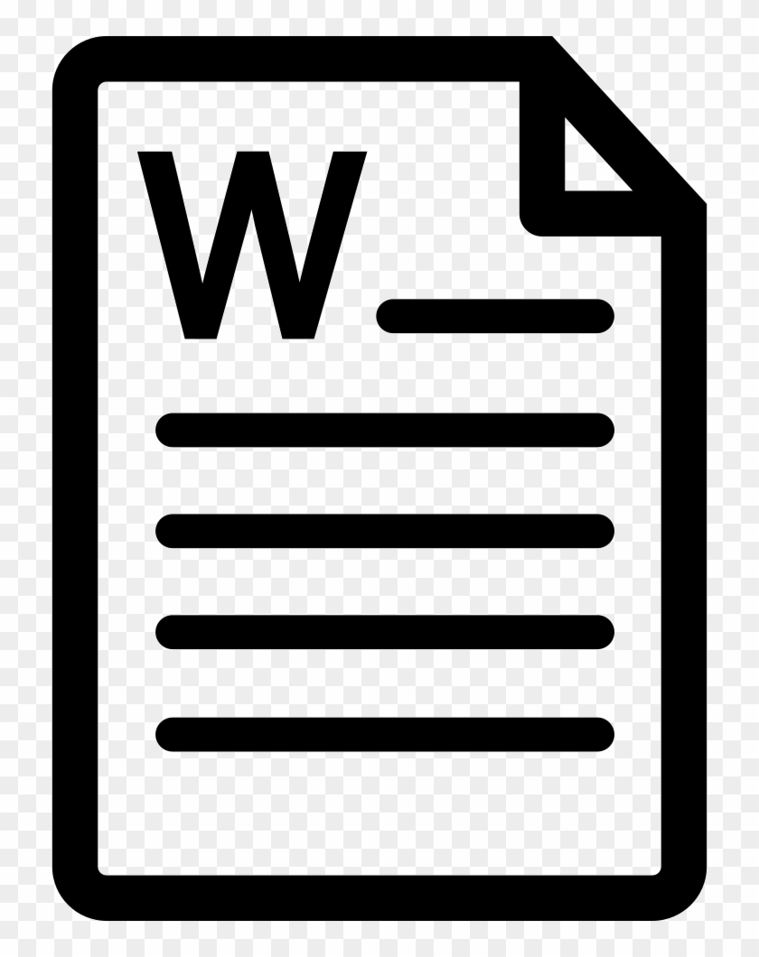 Microsoft Word Document File Comments - Document Icon #141199