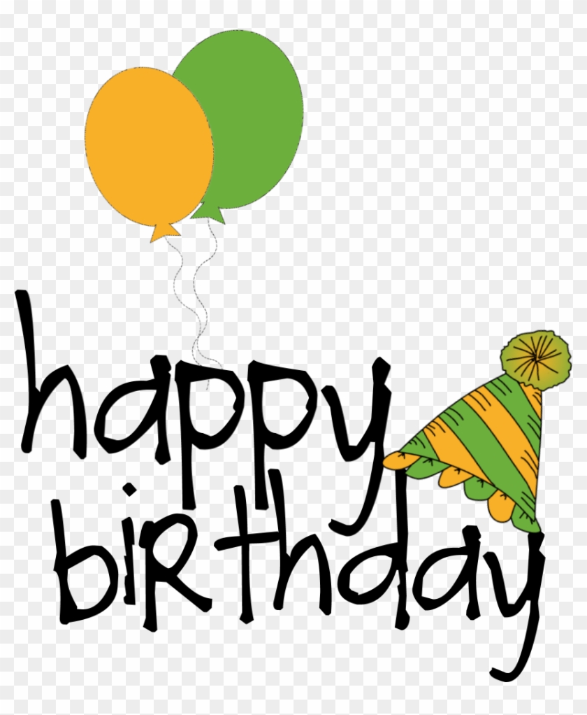 Word Happy Birthday Template - Birthday - Full Size PNG Clipart Images ...