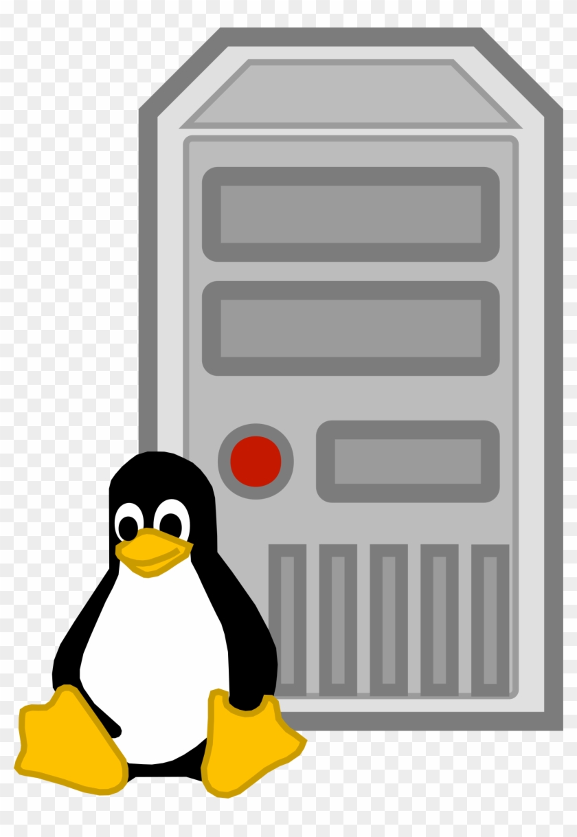 Linux Computer Clipart - Linux Server Icon Png #141293