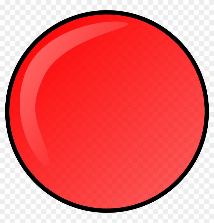Clipart - Red Round Clipart #141335