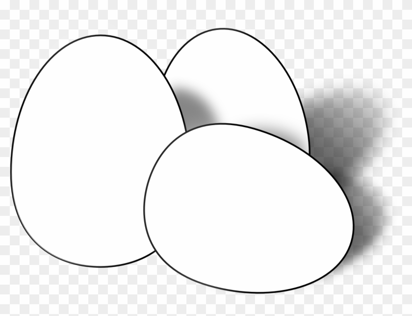 Easter Egg Clip Art - Eggs Black And White #141421