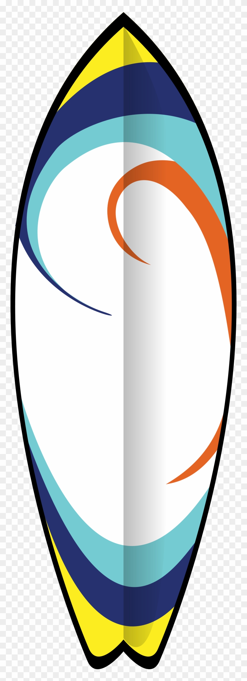 Surfboard Clipart - Surf Board Clip Art #141461