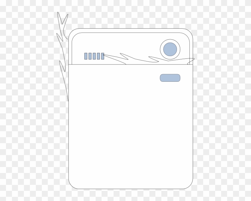 Steaming Dishwasher Clip Art Free Vector - Mobile Phone #141532