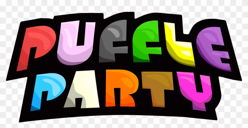 Puffle Party - Club Penguin Puffle Party Logo #141540