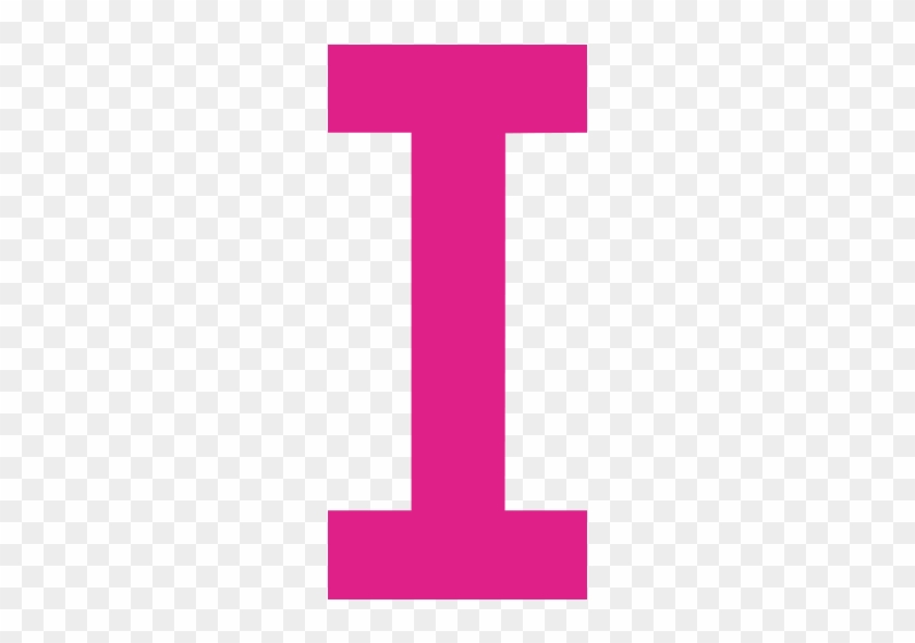 Barbie Pink Letter I Icon - Letter I Color Pink #141619