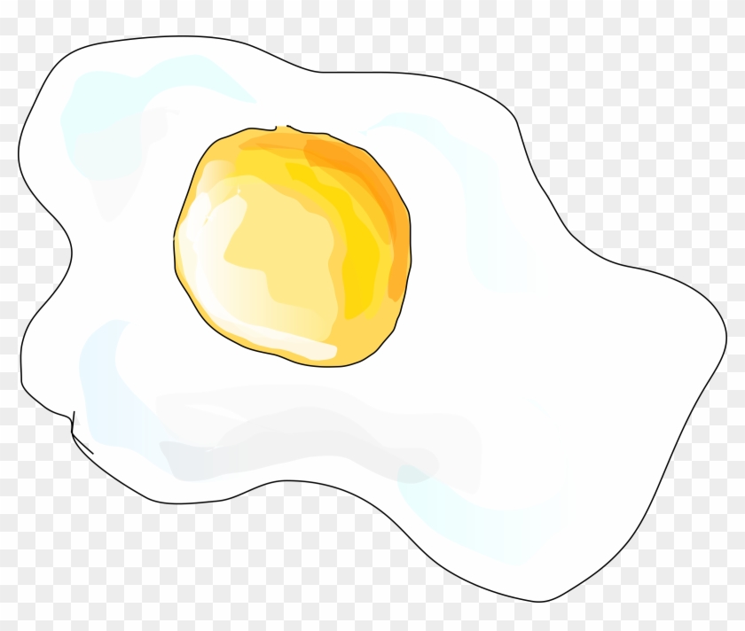 Free Vector Fried Eggs Clip Art - Basıt Yumurta Cızımı #141744