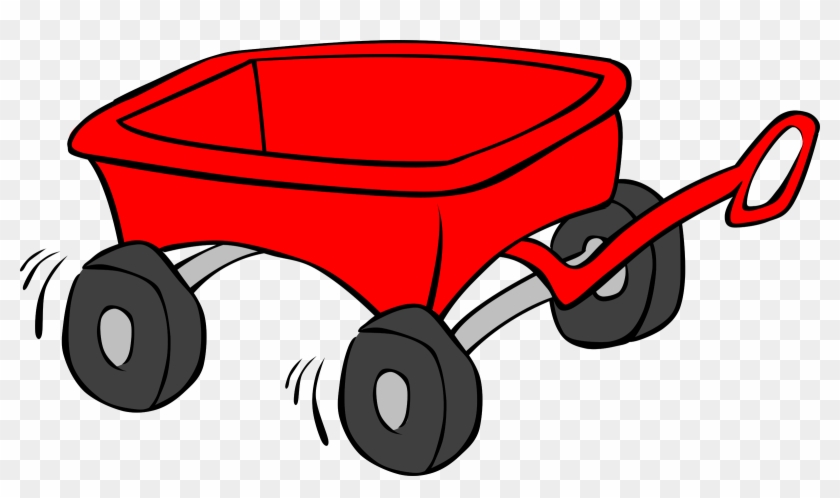 Big Image - Red Wagon Clip Art #141783