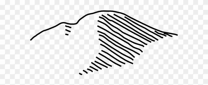 Hill Simbol Clip Art - Line Drawing Of A Hill #141815