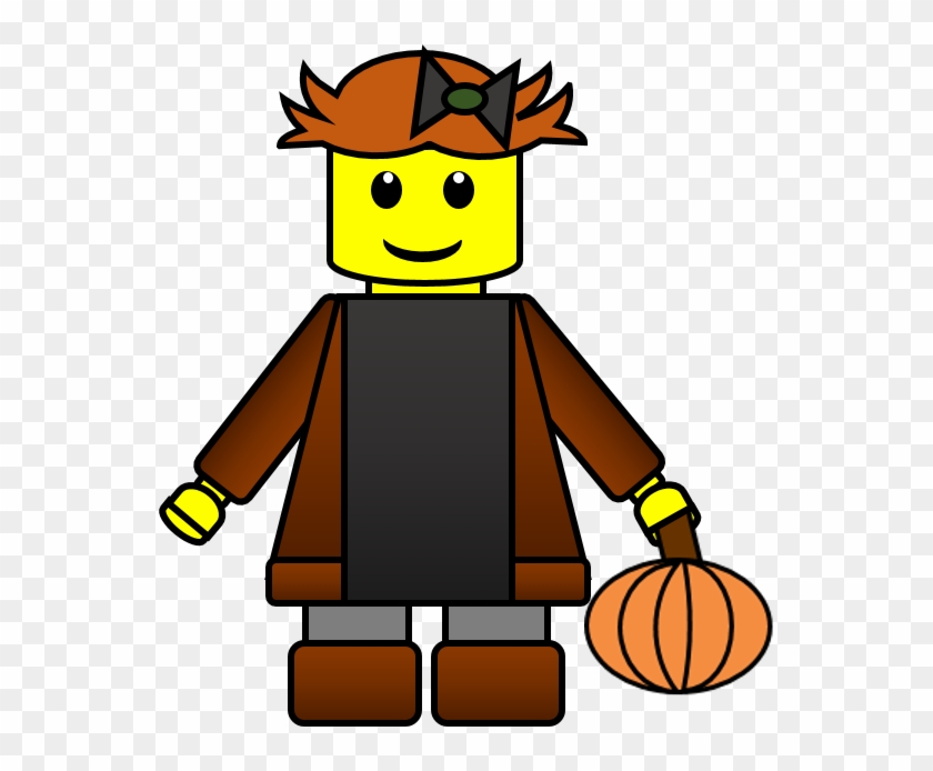 Fall Lego Inspired Kids Clipart - Cartoon #141831