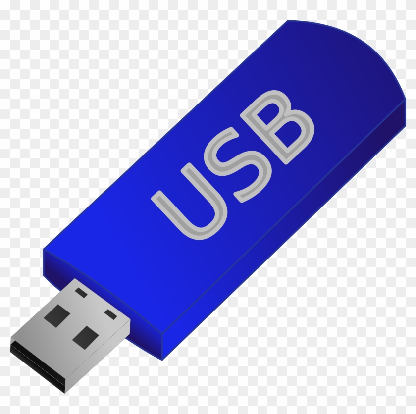 Clipart Computer Flash Drive Usb Clip Art At Clker - Usb Pen Drive #141947