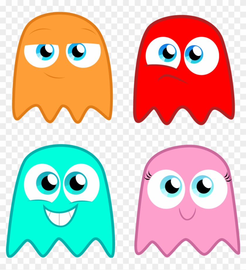 The Pac-man Ghosts By Alisonwonderland1951 - Draw Pac Man Ghost #142148