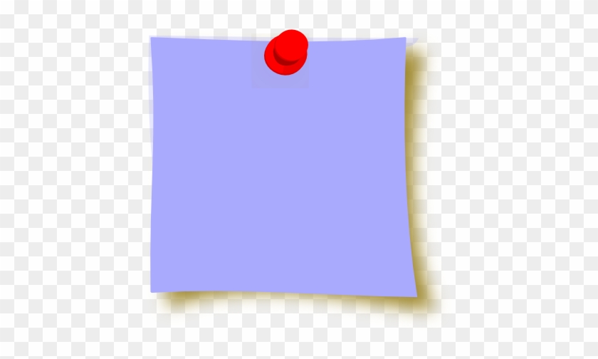 New Blue Sticky Clip Art At Clker - Sticky Notes Clipart Transparent #142256