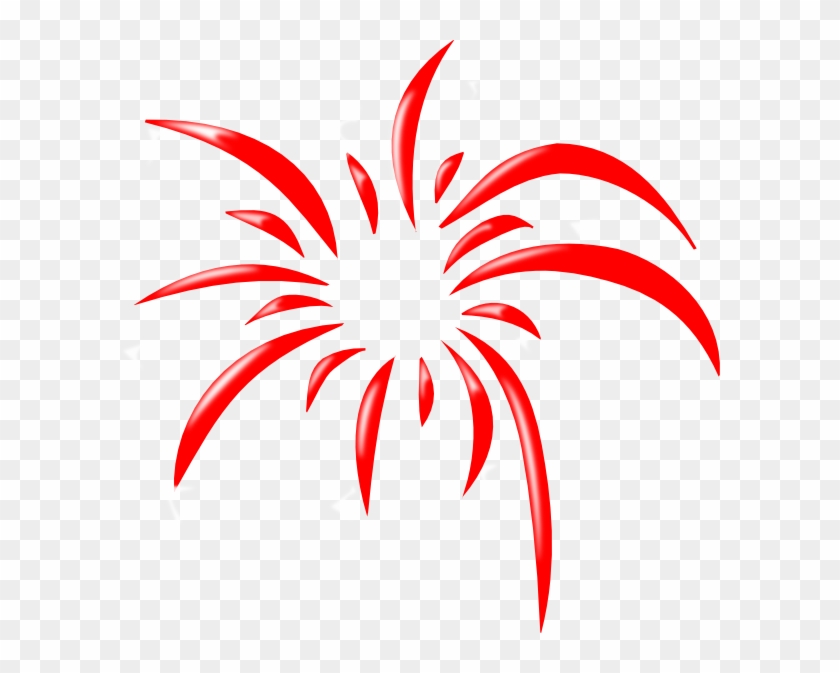 Complex Red Firework Clip Art At Clkercom Vector Online - Moving Animation Fire Crackers #142311