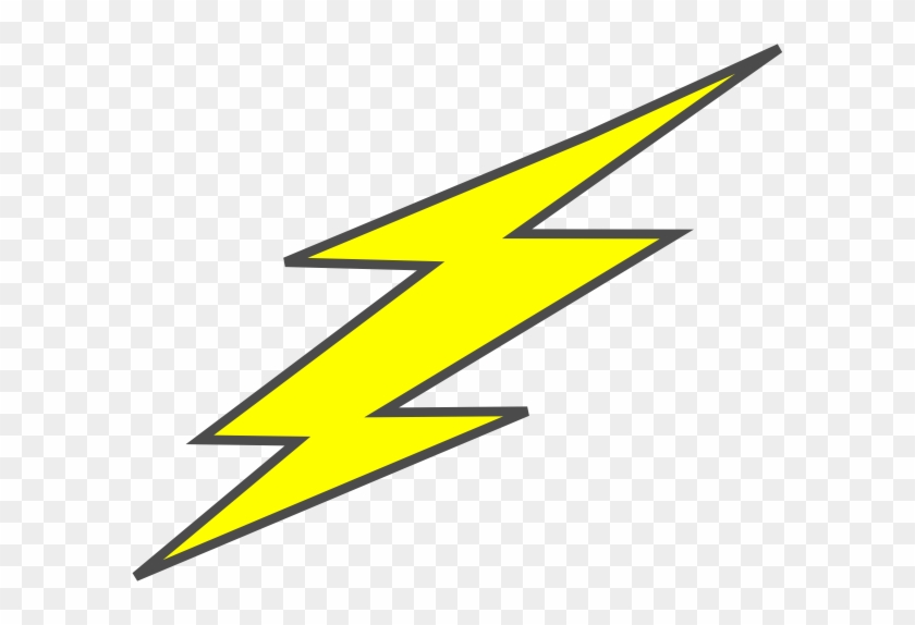 Straight Flash Bolt Clip Art At Clker - Flash Lightning Bolt Png #142330