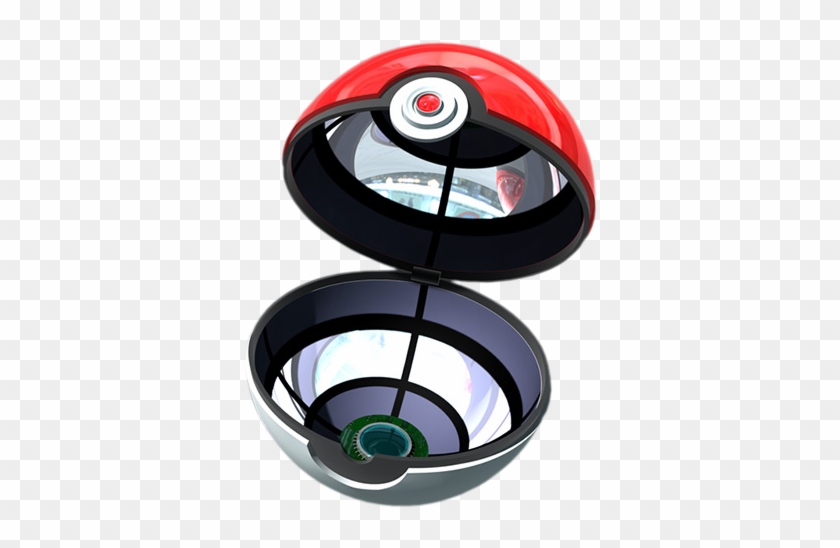 Pokeball Clipart Open - Pokemon Open Ball Png #142373