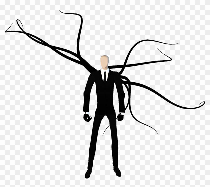 Slenderman Clipart - Slender Man White Background #142437