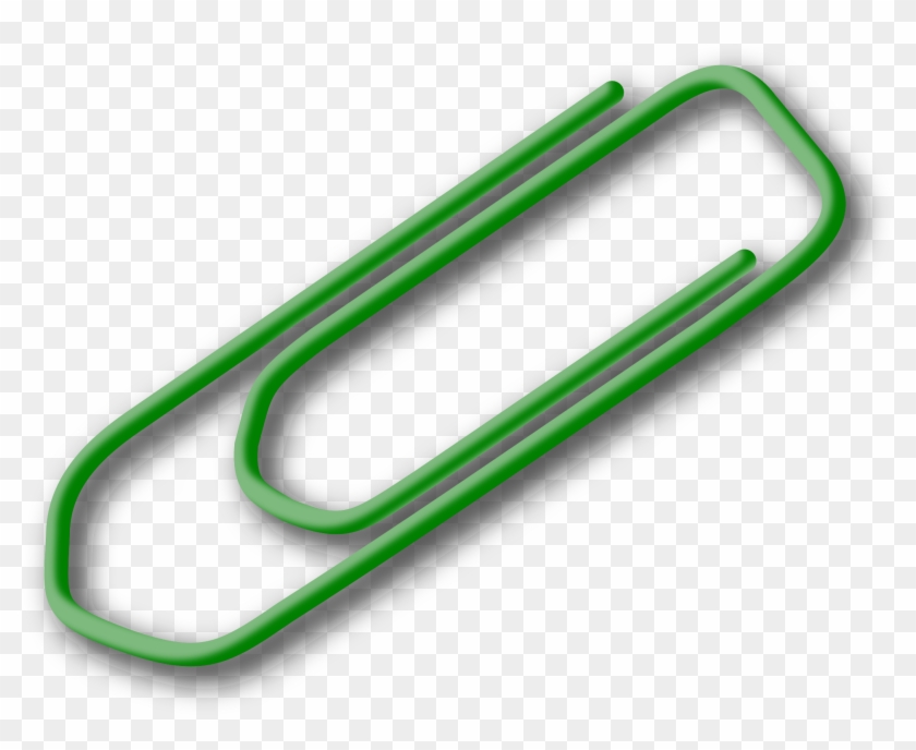 Big Image - Green Paper Clip Png #142490