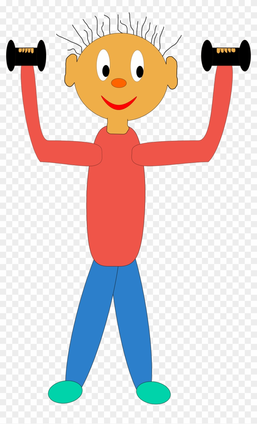 Strengthen - Kids Exercising Clip Art #142566