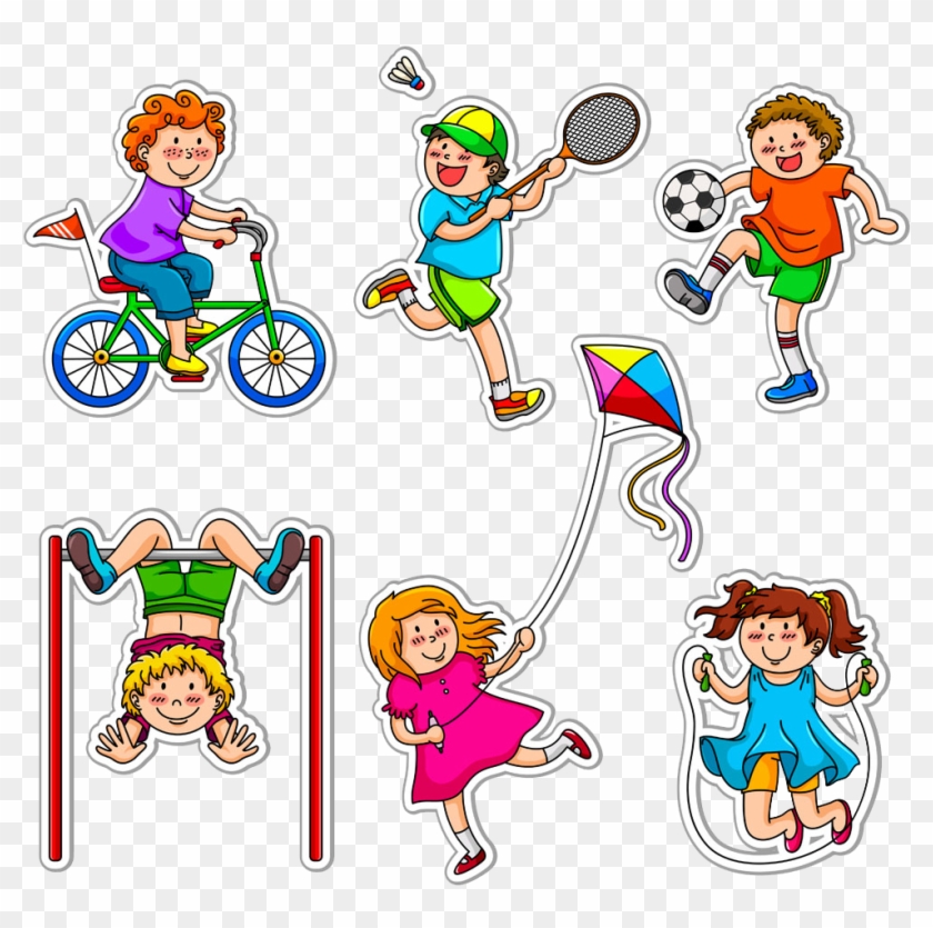Physical Exercise Child Physical Fitness Stretching - Gross Motor Activities Clipart #142697